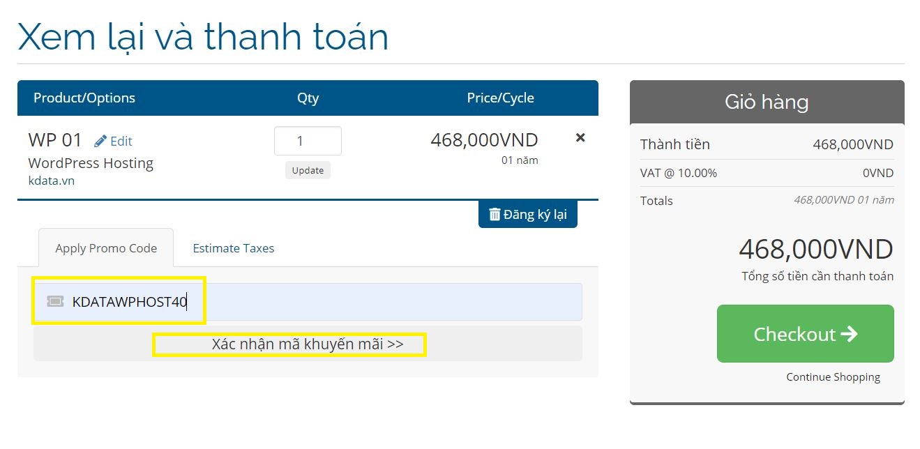 Hướng dẫn sử dụng mã khuyến mãi Hosting tại KDATA (10)